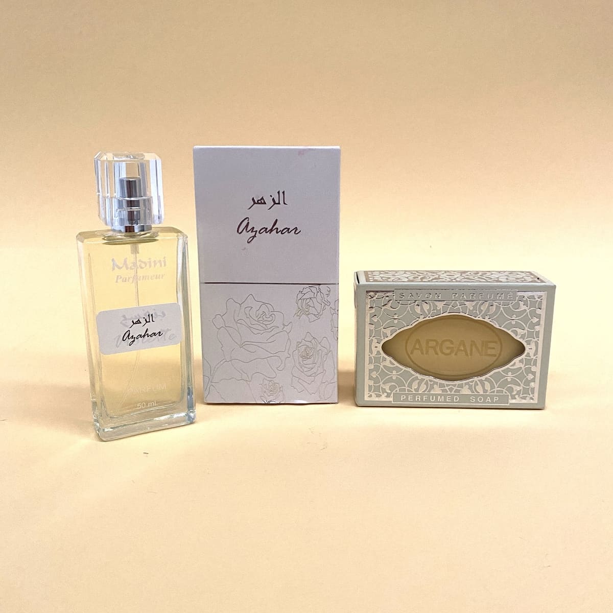 MADINI Perfume Árabe Flor de Laranjeira + Sabonete Argan