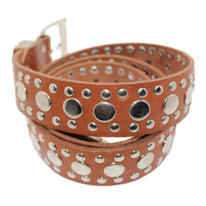 Cinturón marroquí de cuero natural modelo Sabr