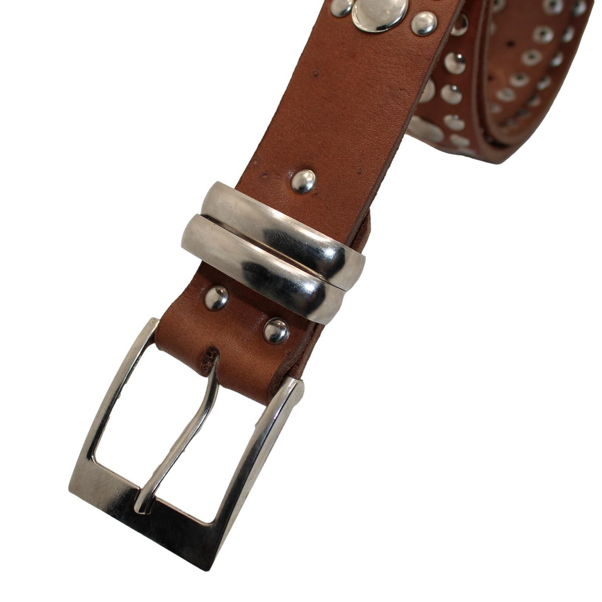 Cinturón marroquí de cuero natural modelo Sabr