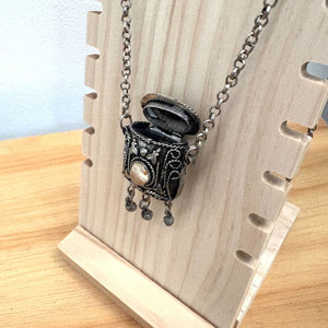 colgante marroquí alpaca piedras