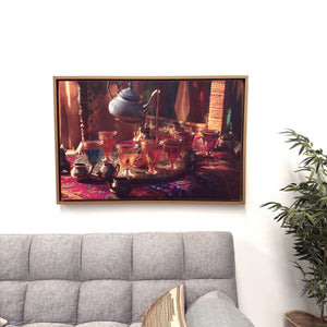 cuadro ritual té moruno salón