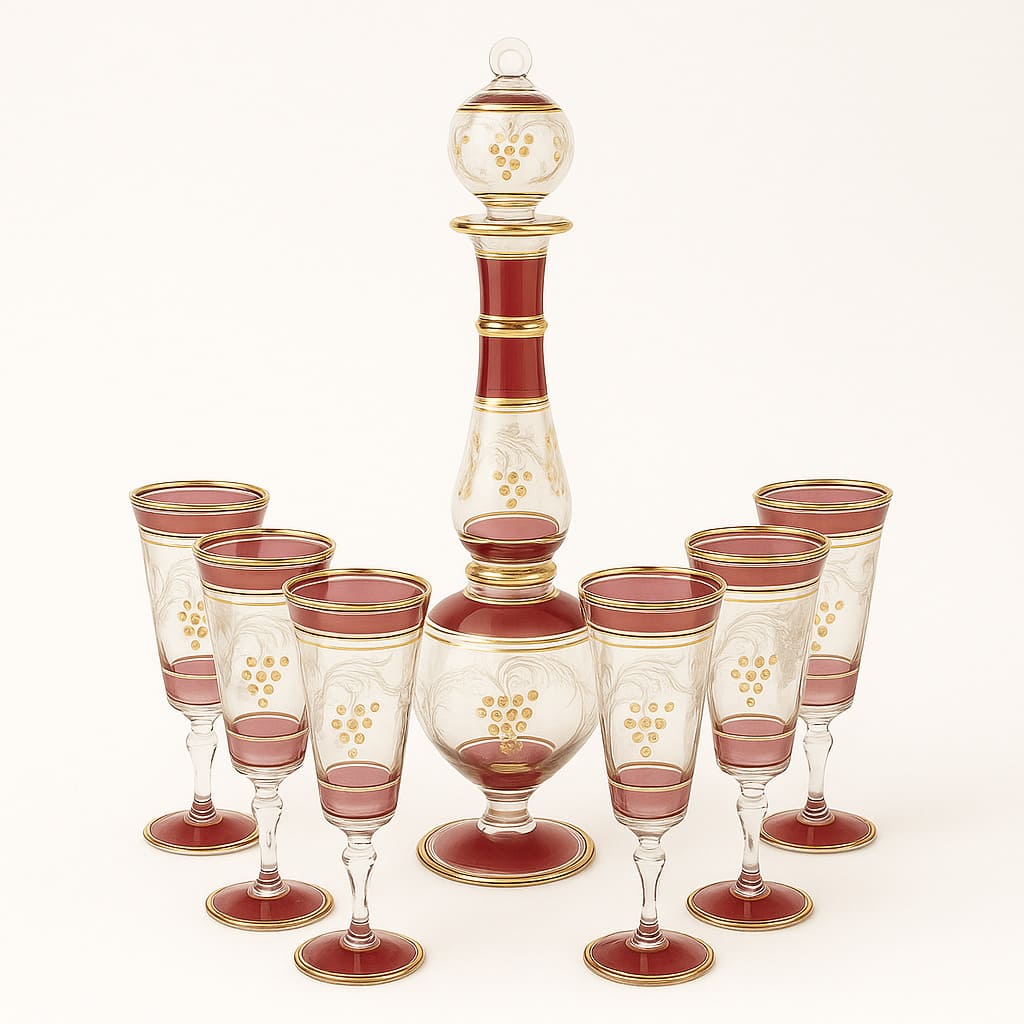 decantador de vino cristal