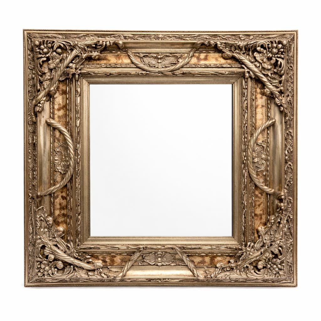 espejo rústico decorado