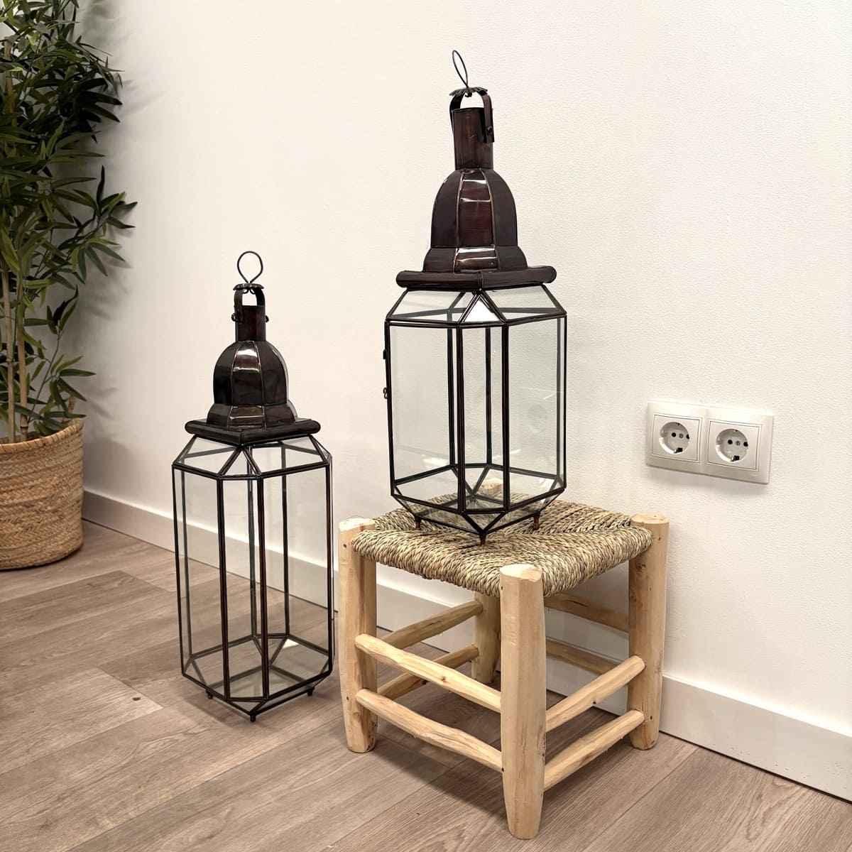 farol árabe Alhamar taburete