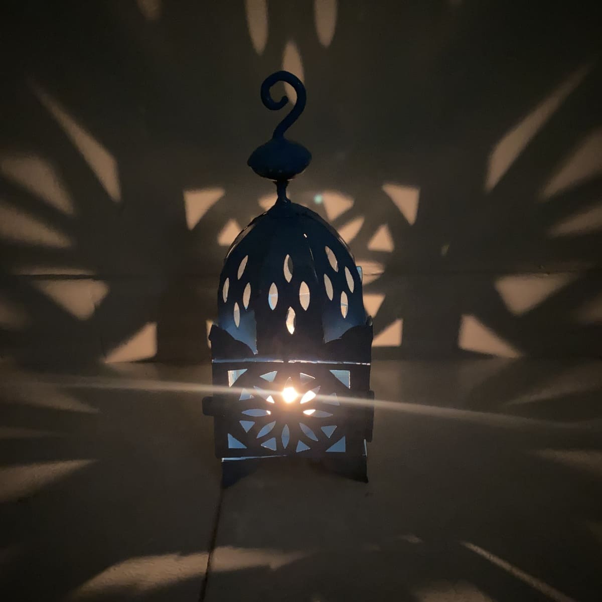 farol marroquí 25cm para vela 