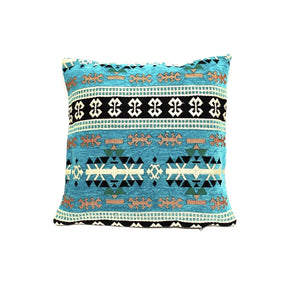 funda de cojín árabe bereber turquesa artesano