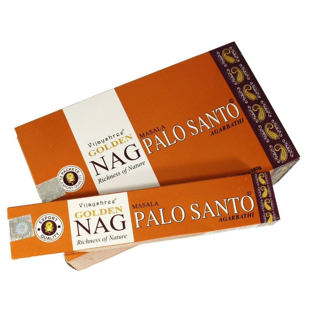 Incienso Golden Nag Palo Santo en varitas