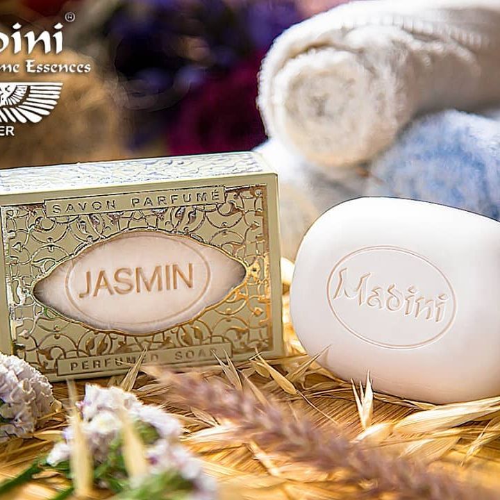 Cesta de perfume árabe feminino MADINI Union de Fleurs + sabonete