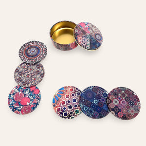 juego posavasos andalusí morado