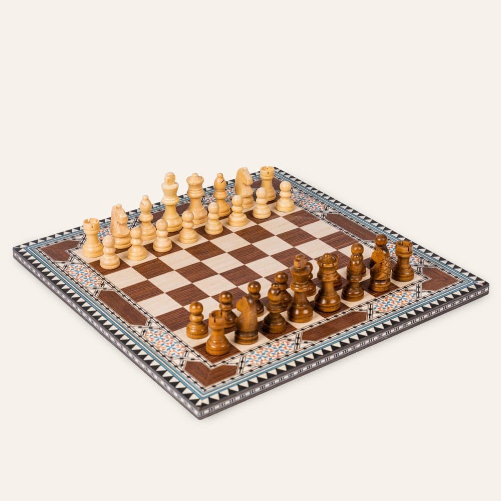 juego ajedrez taracea granadina set
