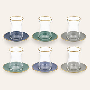 juego vasos turcos colores RAKLE