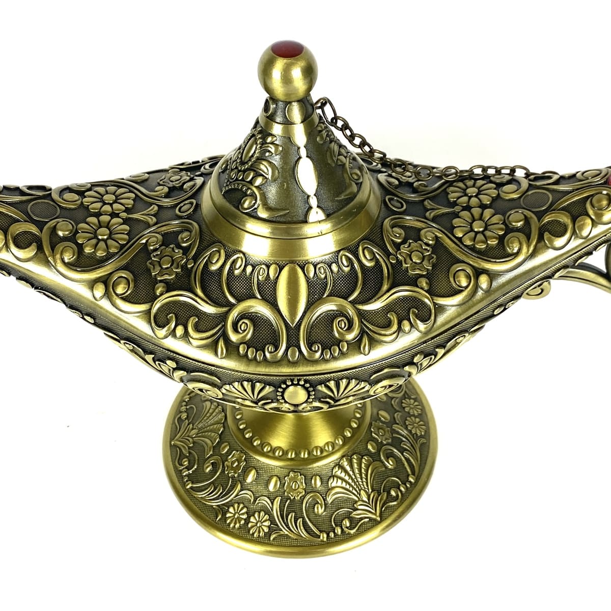 lámpara aladino gigante dorada cuerpo