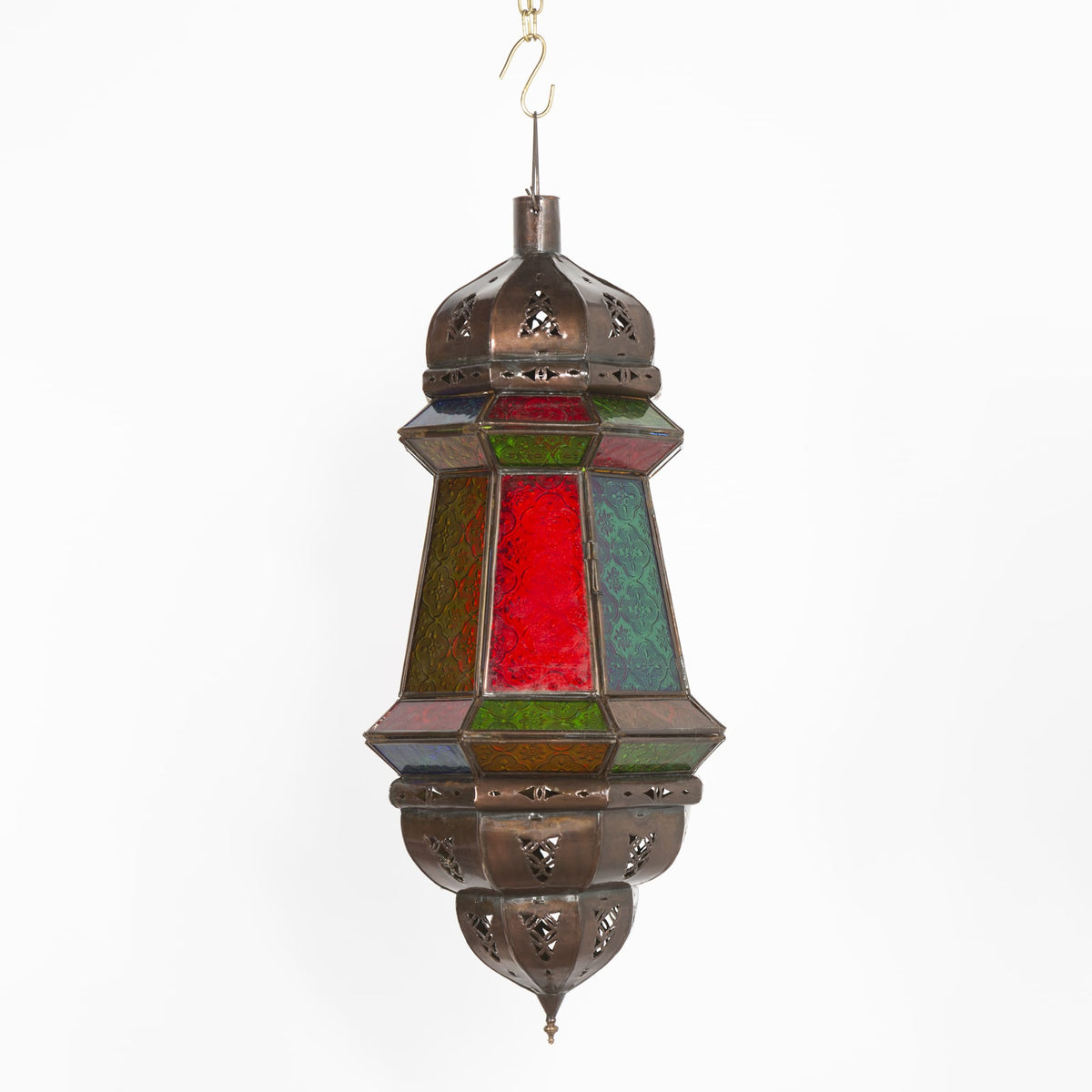 lámpara árabe colgante de cristal F12