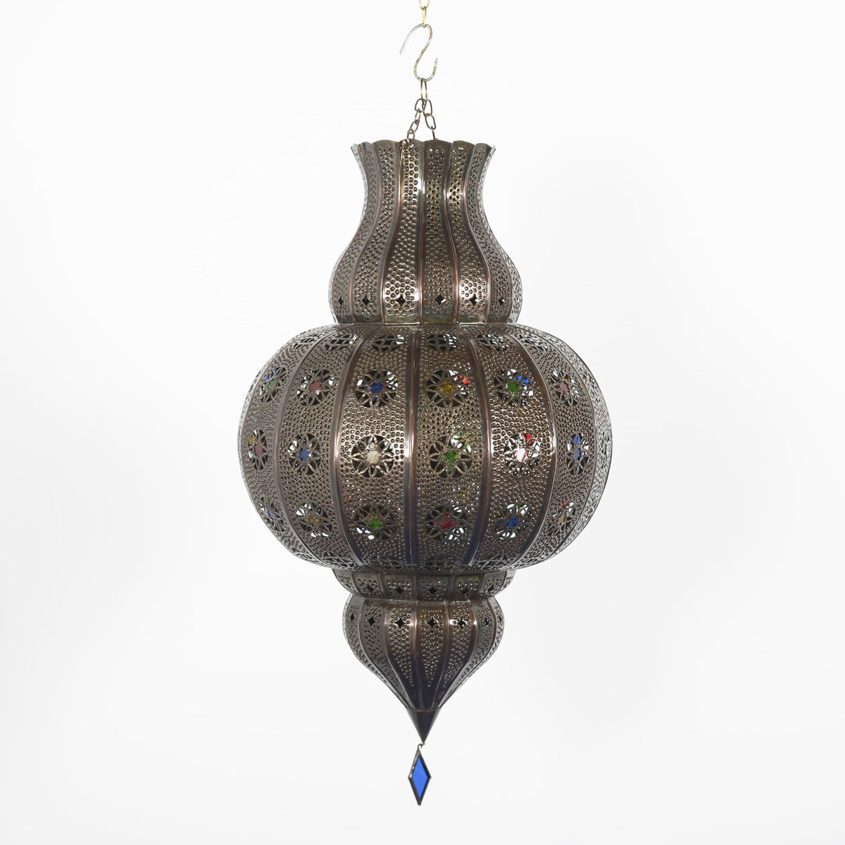 Candeeiro de forja árabe a céu aberto D1 59x34