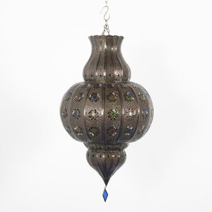 Candeeiro de forja árabe a céu aberto D1 59x34