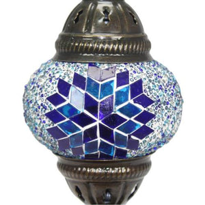 Lámpara turca de mesa con cristal de mosaico - Nº1 Asrak