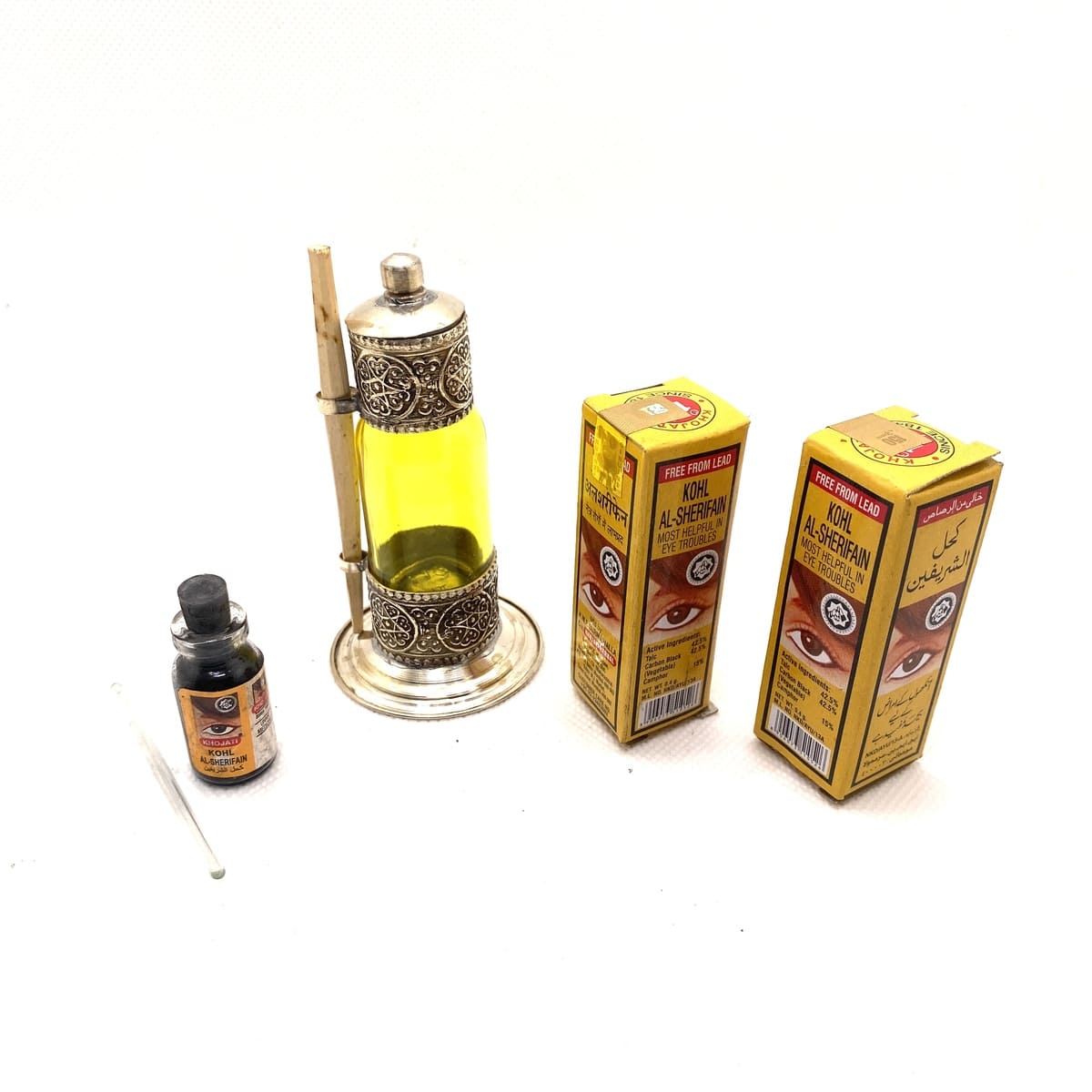 Pack cosmética árabe khol amarillo