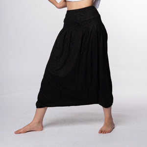 Pantalón bombacho unisex negro T