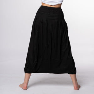 Pantalón bombacho unisex negro T