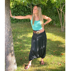 Pantalón bombacho unisex negro T