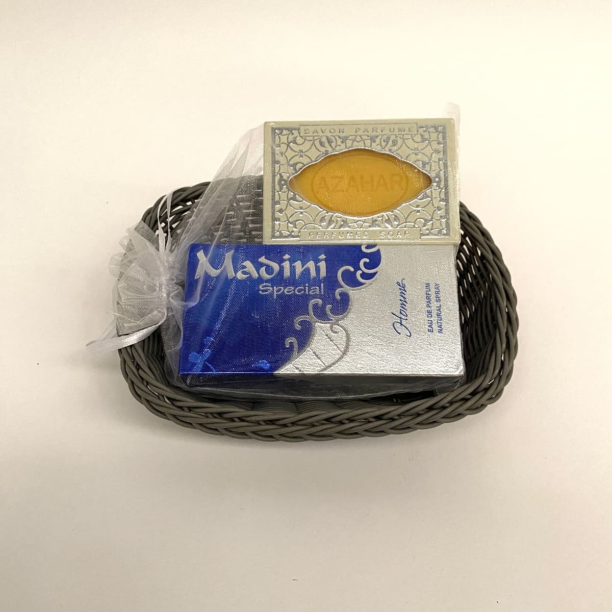 Perfume árabe masculino MADINI 50ml + Sabonete Flor de Laranjeira