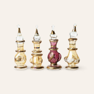 perfumero soplado 5cm dorado