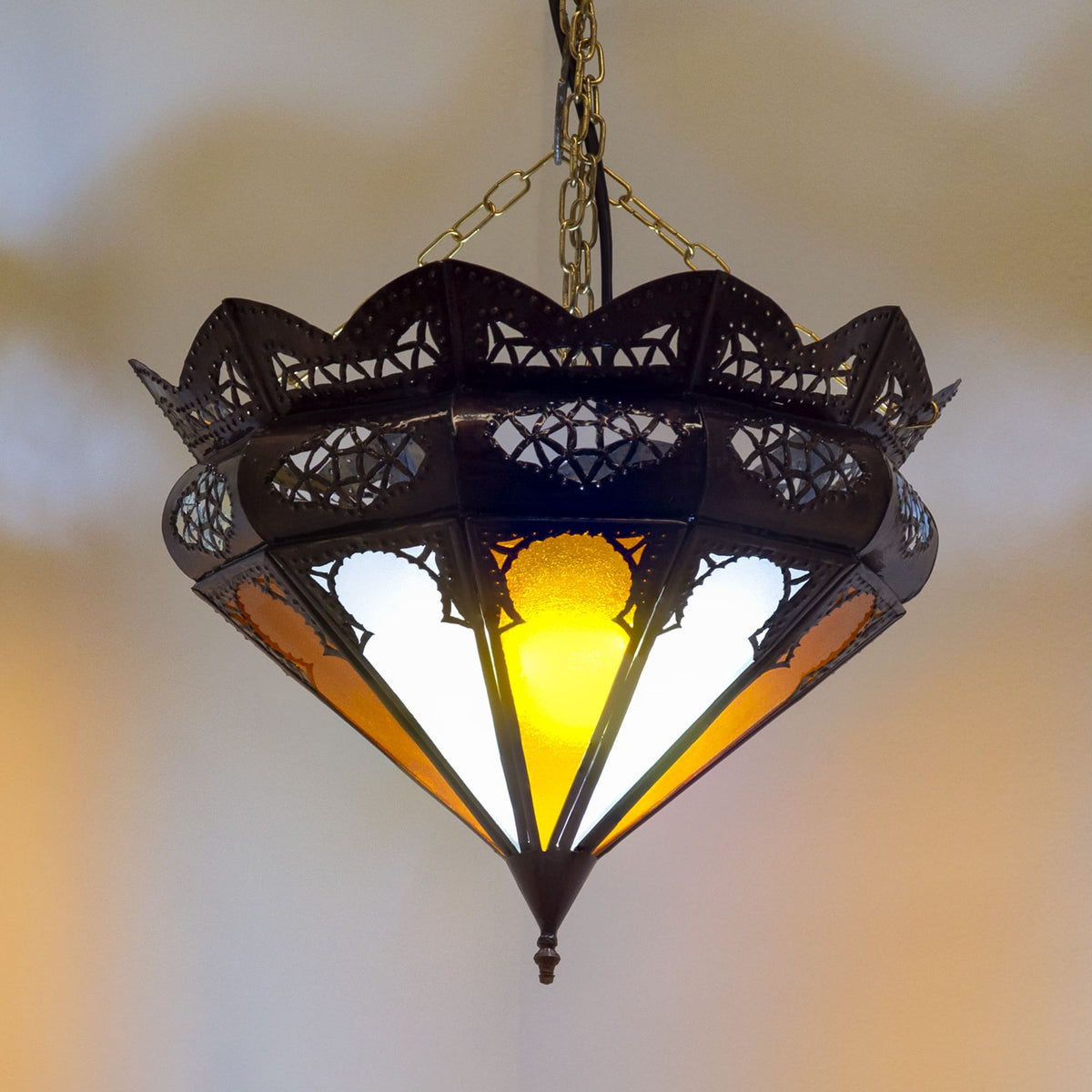 plafón árabe cristal bicolor F5