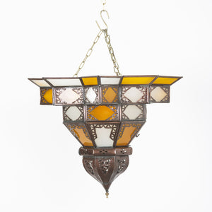 plafón árabe de techo bicolor F4 cristal