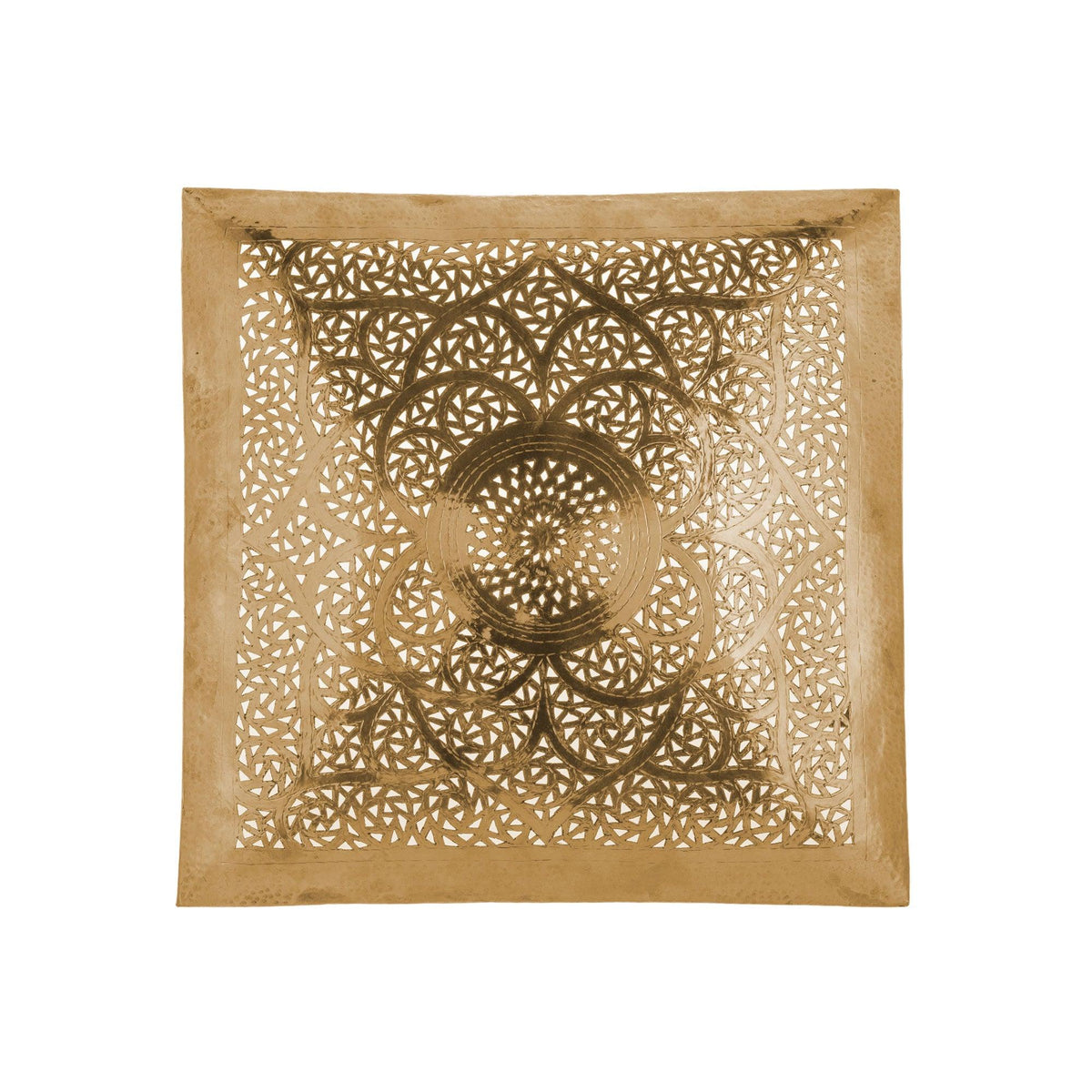 Plafón o aplique de pared árabe cuadrado dorado 20-100cm