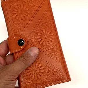 Carteira marroquina de couro Magribia - Authentic Leather Goods