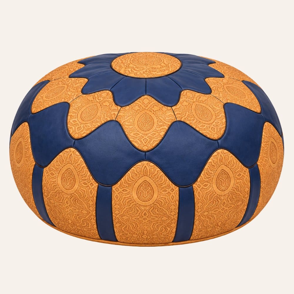 Puff árabe piel AZRU 55cm