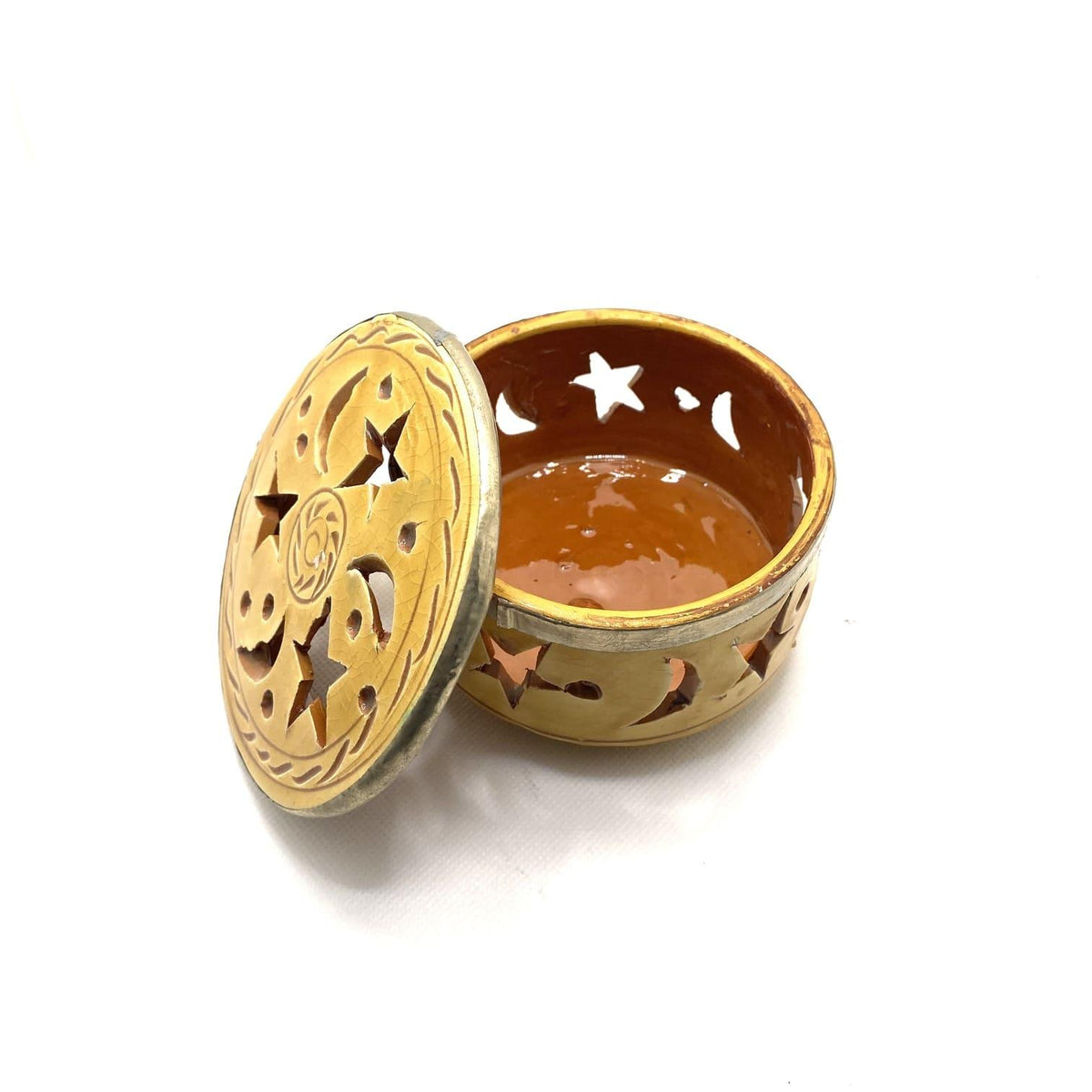 Quemador árabe luna y estrellas