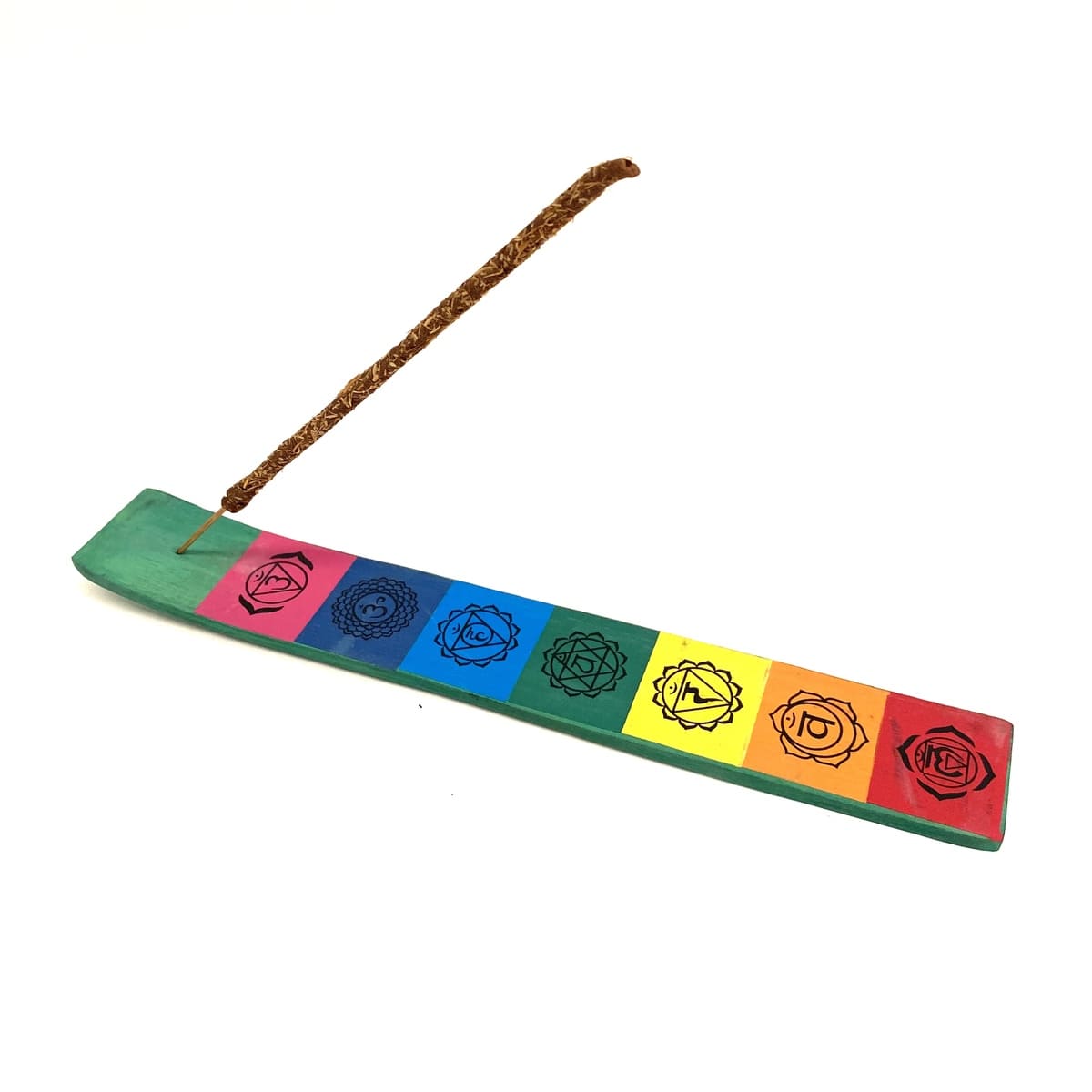 tablilla de incienso verde varitas chakras