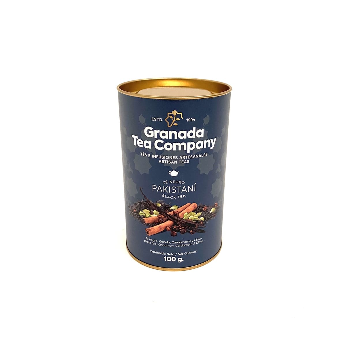 té pakistaní 100g lata Al Andalus