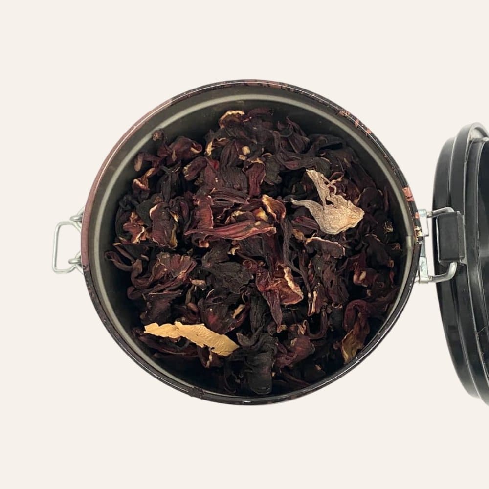 té rojo hibisco