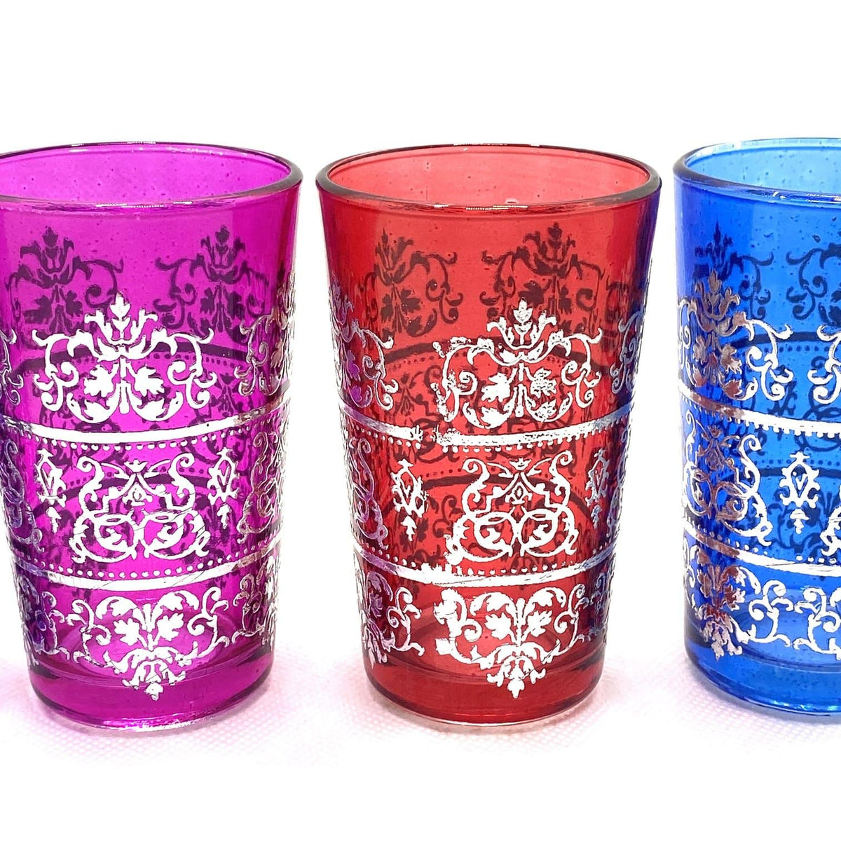 Vasos de té árabe Fidda